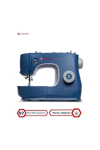 Singer M3335 Making The Cut Dikiş Makinesi Mavi