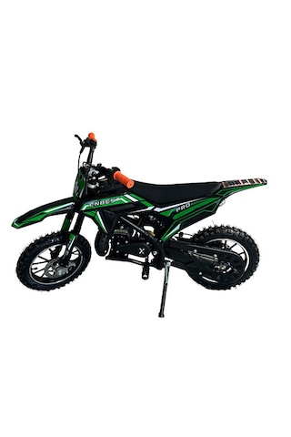 Enbest Çocuk Motosikleti Cross Model Yeşil-siyah-arr32