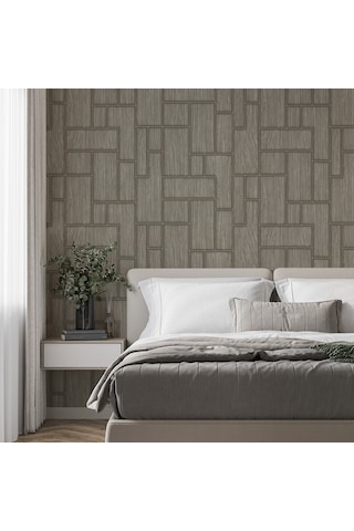 Adawall Roka 23108-4 Geometrik Modern Desenli Düz Sade Duvar Kağıdı