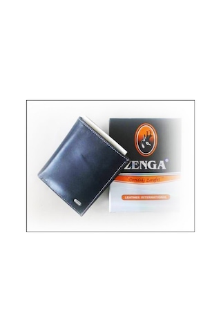 Zenga Hakiki Deri Erkek Cüzdanı 903-04 N Garni