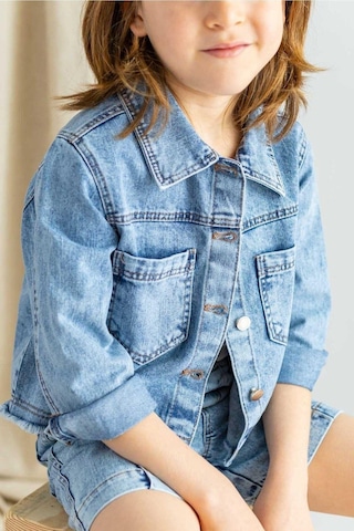 Oliven The Kid Oliventhekid Unisex Kot Ceket Mavi Mavi