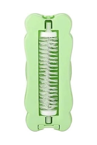 Kelebek Tasarımlı Tek Fırçalı Gırgır 17x7x4 Cm Yeşil Renkli