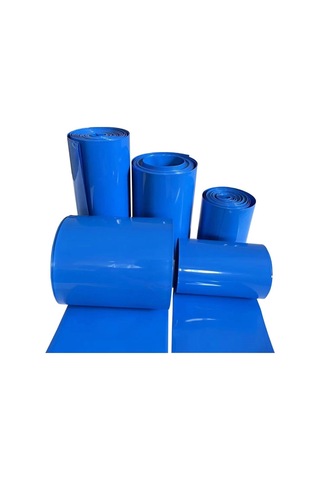 Shrink - 80mm - Isıyla Daralan Makaron - 1 Metre - Mavi