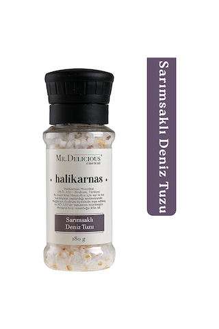 Sarımsaklı Deniz Tuzu Halikarnas 180g
