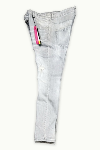 Barmore Grey Wash Jean Badge Patch Erkek Gri