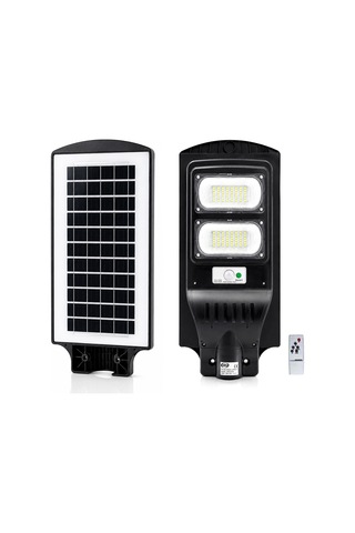 200w 6500k Sensörlü Güneş Enerjili Sokak Lambası Renkli