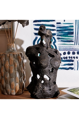 Mudo Home Abstract Woman Siyah Biblo 12x22x36cm
