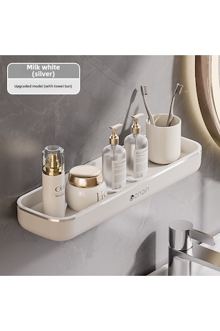 Reedark Duvar Tipi Banyo Dolapı, Delme Yok Kurulum, Tuvalet/ Mutfak Çekmecesi, Bej Gümüş, Torbalı, Toplu Satış, Dayanıklı Malzeme İle Organizasyon Diğer