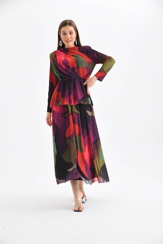 Ftz Women Kadın Likra Tül Takım Mor-mor Mor