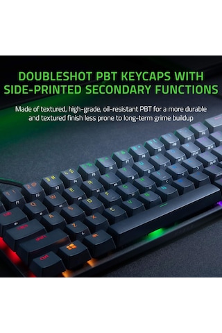 Razer Huntsman Mini Mor Anahtar - Opto-mekanik Anahtarlı Kompak