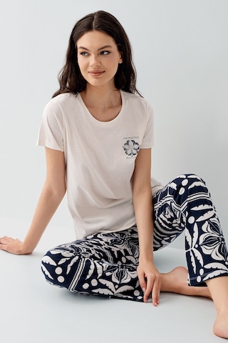 Arnetta Kadın Krem Pijama Takım Ar3565-s-v2 Krem