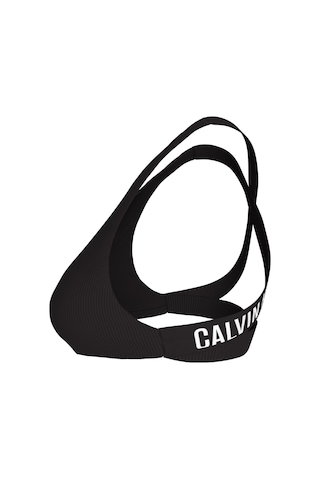 Calvin Klein Kadın Siyah Yüksek Yaka Bralette Bikini Üstü-16003