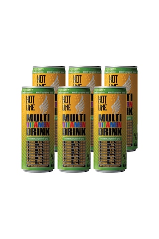 Hotline Multivitaminli İçecek 250 ml 6'lı