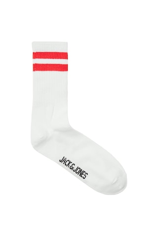 Jack & Jones Jacelı Strıpes Tennıs Sock Erkek White Çorap - Jj12250739 Beyaz