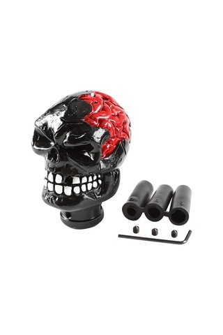 Suntek Manuel Kafatası Vites Değiştirme Topuzu Siyah