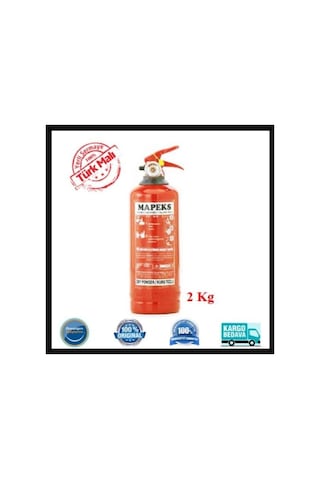 Leader Yangın Söndürücü Tüp Tüv Onaylı Tozlu 2kg Ek 201