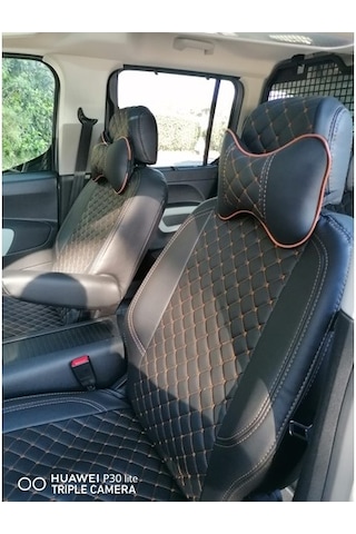 Citroen Berlingo Araca Özel Deri Oto Koltuk Kılıfı (486296244)