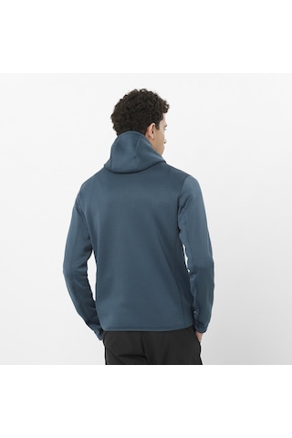 Salomon Outlıne Warm Erkek Kapüşonlu Polar Midnight Navy Lc2328800 Lacivert
