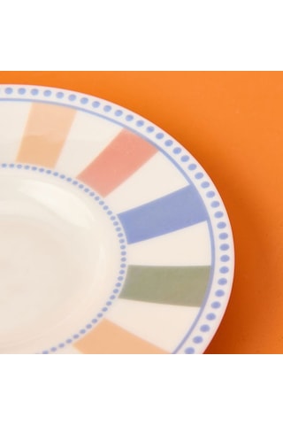 Evidea Kitchen Colourful Çay Tabağı - Renkli - 13 Cm Renkli Çok Renkli