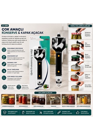 İbico İ22-432 Konserve Ve Kapak Açacak Çok Amaçlı - 12'li Paket Diğer