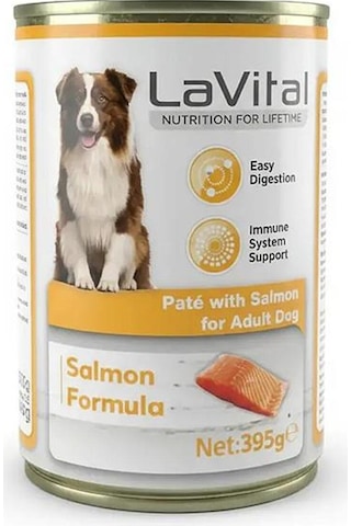 La Vital Lavital Somonlu Ezme Yetişkin Köpek Konservesi 395gr