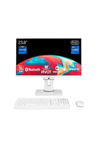 Turbox TAX2029 i3-6100 16 GB 480 GB SSD 23.8" Free Dos FHD AIO Masaüstü Bilgisayar