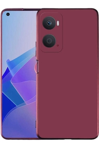 Oppo A36 Kılıf Zore Premier Silikon Kapak Mürdüm
