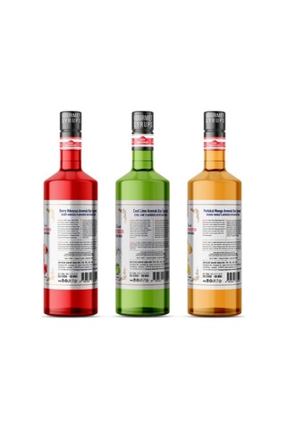 Nish Cool Lime + Berry Hibiskus + Portakal Mango Aromalı Baz İçecek 3 x 700 ML