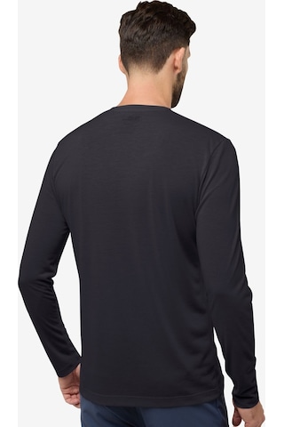 Jack Wolfskin A60291-6000 Vonnan Ls T M Erkek Outdoor Tişört Renkli