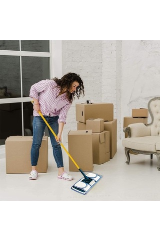 Pazly Yer Temizliği Swiffer Pratik Mavi Geeroyoo Emici Dayanıklı Bez - Ke