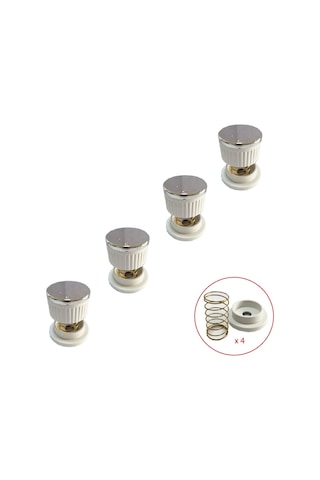 Luxell Uyumlu Düğme 4 Lü Ankastre Set Üstü Ocak Düğmesi Yaylı - 551842917