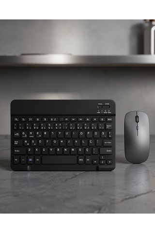 Sessiz Tuşlu Kablosuz Klavye Mouse Seti Uczzz8031klavye-4 Diğer