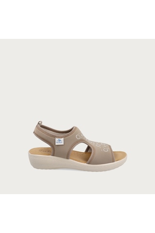6004-taupe Sandalet Kadın 55 H76 Le Fly Flot Fresh Cloth 6004-taupe
