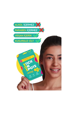 S.o.s Mixy 24 Lü Yüz Için Sivilce/akne Bandı 4 Boy Pimple Patch-hidrokolloid Bant