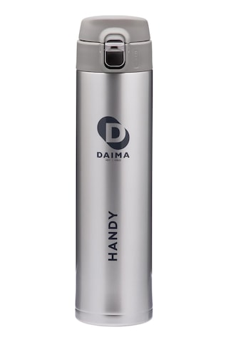 Daima Handy 520 Ml 12 Saat Sıcak 24 Soğuk Gümüş Termos Gümüş