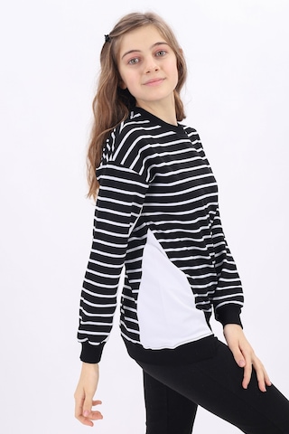 Toontoy Kids Toontoy Kız Çocuk Sweatshirt Siyah