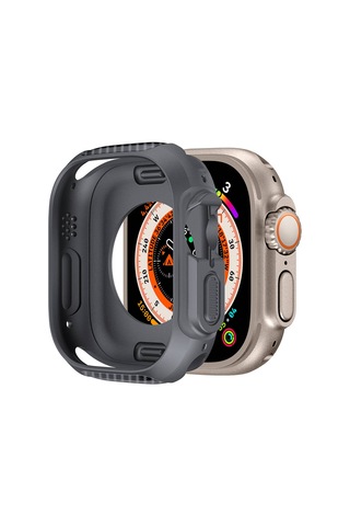 Apple Uyumlu Watch Ultra 49mm Silikon Tpu Kasa Koruyucu Zore Watch Gard 31