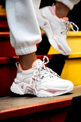 Dark Seer Ds.pmd239k2051 Sneaker Günlük Spor Ayakkabı 2025 Kadın Beyaz-pudra