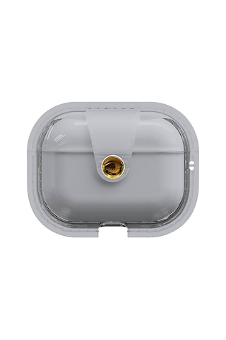 Apple Uyumlu AirPods Pro Zore Airbag 33 Darbelere Karşı Dayanıklı Magnetik Kılıf-gri Gri