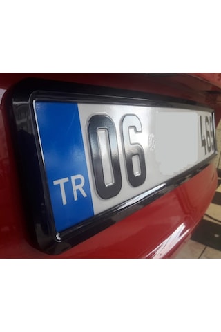 2 Adet Piyano Black Plakalık. Piano Black Licanse Plate Frame 308742391