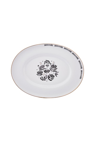 Emsan Eye Fine Bone Kayık Tabak 25 Cm