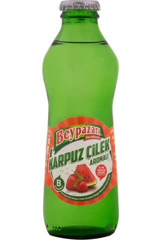 Beypazarı Karpuz Çilek Aromalı Maden Suyu 200 Ml X 24 Adet
