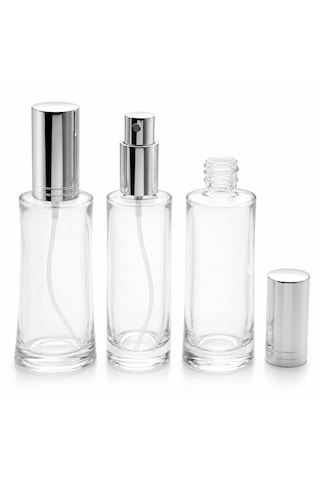 20 Adet Boş Cam Parfüm Şişe, 50 Ml, Eyfell Model28