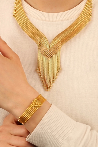 Çgkmücevherat Kalze Dorikalı Altın Set Stklz1