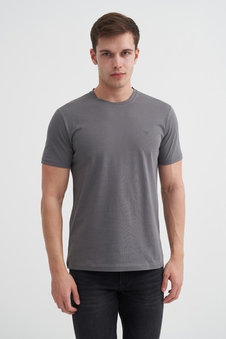 Cazador Basic Süprem Erkek T-shirt 46230 Antrasit Antrasit