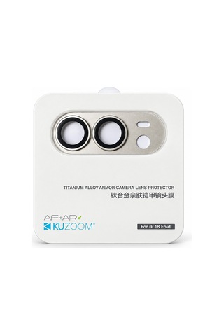 Delux Serisi Akıllı Aksesuar Teknolojik Ürün Kuzoom Ar Armor Camera Lens ProtectorApple iPhone Uyumlu Duo White