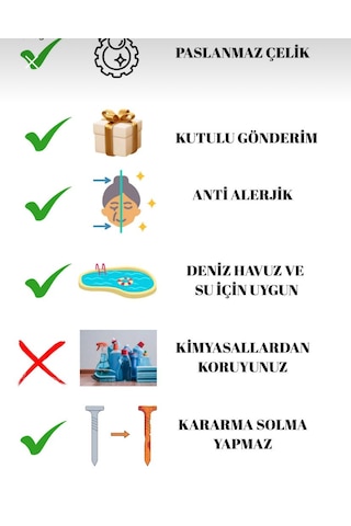Renkli Zirkon Taşlı Y Kolye Kararmaz altın