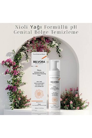 Belvora Nioli Yağı Formüllü Ph Dengesi Destekleyici Genital Bölge Temizleme Köpüğü - 200 Ml