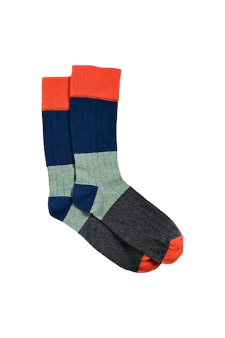 Erkek Palleja 3'lü Soket Çorap Renkli