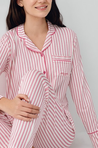 Pierre Cardin Kadın Bordo Gömlek Pijama Bordo